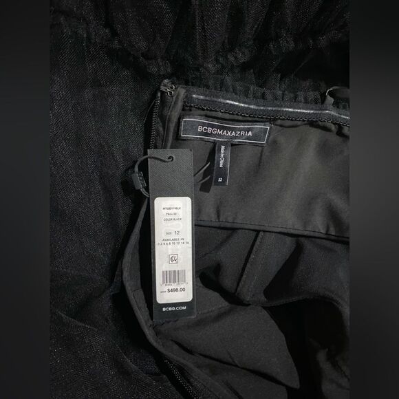BCBGMAXAZRIA Tulle Corset Essential Gown size 12 - Picture 11 of 12